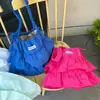 Bolsa Feminina Verão Nova Renda Plissada Moda Versátil Ombro Único Transversal Uso Duplo Série Nylon