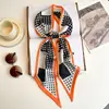 Pañuelo de Seda Pequeño Angulado Rouyun 2026 para Mujer, Elegante y Sofisticado, Pañuelo para Cuello Estilo Coreano y Japonés, Pañuelo de Cinta, Pañuelo para Cuello Estilo Coreano