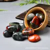 Piedra de Sangre Africana Natural Piedra Rodante Difusor Piedra Piedra para Compresa Caliente Partícula Grande Piedra Semipreciosa Pieza de Mano Adorno de Paisaje Piedra para Aceites Esenciales