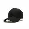 Gorra de Béisbol con Visera para Hombre de Color Sólido Negro Sombrero de Sol Casual de Verano para Pareja para Mujer Protección Solar para Mujer