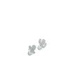Pendientes Irregulares de Moda Coreanos Simples Pendientes Mori Cactus Pendientes Pequeños Elegantes con Circonita Pin de Plata