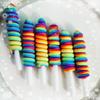 Imitação de cerâmica macia pirulito algodão doce diy caso de telefone material de beleza acessórios para chapéus infantis chaveiro pingente
