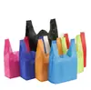 Suministro Transfronterizo de Bolsas Chaleco de Tela No Tejida Ecológica y Bolsas de Compras para Supermercado con Logo Personalizado