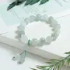 Pulseira de Cabana Verde Tianshan Natural Fabricante Atacado Cabana Verde Tianshan Jade Seda Dourada 8 Pulseira de Cabana Vermelha Fornecimento ao Vivo