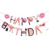Banderines Felices Cumpleaños Transfronterizos, Banderines de Cola de Golondrina, Banderines con Letras de Feliz Cumpleaños, Banderines de Cola de Pez, Banderines Coloridos, Suministros para Decoración de Fiestas