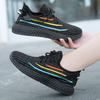 Sapatos de Coco Estilo Coreano Tênis Esportivo de Malha Respirável para Mulheres Moda Tendência Tênis de Corrida Respirável Comércio Exterior Atacado Sapatos Versáteis