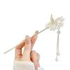 Accesorios para el Cabello Estilo Antiguo Hanfu para Mujer, Nuevos Pasadores Estilo Chino con un Toque de Alta Gama, Pasadores Exclusivos para Peinados Recogidos, Pasadores de Flor con Borlas, Adornos para el Cabello