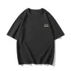 Camiseta de Manga Corta con Hombro Normal Estilo High Street Americano Verano para Hombre Marca Trendy Genial con Vibras de Pícaro de Nicho Top de Manga Corta con Cuello Redondo