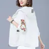 Ropa de Protección Solar de Manga Larga para Mujer 2023 Tendencia Verano Estilo Corto Transpirable Ropa de Protección Solar para Señoras de Mediana Edad con Capucha Chaqueta Delgada