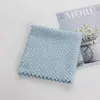Pano de Limpeza para Grãos de Milho Transfronteiriço Doméstico Microfibra Cozinha Absorvente Esfregão Espesso Pano de Limpeza para Mesa e Louça