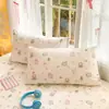 Funda de almohada de algodón puro, pieza individual, paquete doble de algodón puro, funda de almohada estampada para cuatro estaciones, 48 cm x 74 cm, funda interior para núcleo de almohada, pieza individual