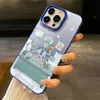 Funda para iPhone con temática de Calamardo Adecuada para iPhone 17 Pro Max, 16 Plus, Funda de Teléfono Plateada Colorida 15, 14, 13, Apple 12 Personalizada