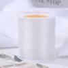 Barril Redondo Cuerda Cristal Hilo Elástico DIY Hecho a Mano Hilo para Abalorios Cuerda Elástica Transparente Hilo Pulsera Elástica Cuerda para Joyería Elástica