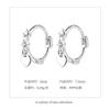 S999 plata de ley exquisitos aretes de perlas de circonita para mujer nicho moda de lujo ligero temperamento de alta gama aretes ins al por mayor