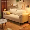 Sofá de tecido para uso doméstico na sala de estar e no quarto, sofá preguiçoso para apartamentos pequenos e casas de aluguel, sofá-cama reto moderno de um ou dois lugares