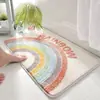 Alfombra de Imitación Cachemir de Dibujos Animados Amazon Alfombrilla Absorbente Antideslizante para Baño Manta para Mesita de Noche de Casa Alfombrilla para Piso de Baño