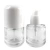 30ml Frosted Capsule Pump Head Press Bottle Loção Bottle Cosmetic Bottle Material da embalagem Transparent Foundation Bottle em estoque