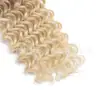 Extensiones de Cabello Rizado Largo con Trenzas Profundas de Verano de 12 pulgadas 22 pulgadas Fibra Sintética Africana Cabello para Crochet Pelucas para Mujeres