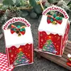 Decoración Navideña para Cupcakes Bobo Tapa de Borde Grueso para Tazas Bobo Caja de Empaque Portátil para Nochebuena Caja de Regalo