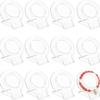 12 Peças de Acrílico Pulseira Pulseira Armazenamento Rack Pulseira Exibição de Armazenamento Para Casa Loja