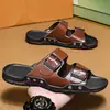 Sandalias de Verano para Hombre sin Cierre Transfronterizas con Hebilla de Correa Antideslizante, Suela Suave, Resistentes al Desgaste, Zapatos de Playa, Pantuflas Casuales para Exteriores