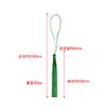 Atacado 13cm Seda de Gelo Fechado Borla Estilo Chinês Pingente de Leque Marcador de Página Acessórios de Pendurar em Roupas Espinho Decorativo Joias Borla Decorativa