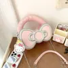 Bolso Bandolera Cruzado de Hombro de Gatita Roja de Dibujos Animados, Bolso Dulce y de Moda para Niña, Bolso de Mano con Cadena Lindo y Divertido