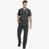 Ropa Elástica de Alta Gama para Lavar a Mano, Uniformes Quirúrgicos de Manga Corta, Ropa de Trabajo para Salón de Belleza de Mascotas Orales, Personalizable Multicolor