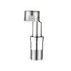Válvula mezcladora de agua universal de acero inoxidable 304 con pata doblada, conector de ducha con inclinación ajustable, reductor de grifo de ducha y accesorio en ángulo