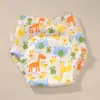 Los nuevos pantalones de entrenamiento para bebé de Xueoune están hechos de tela de algodón de 6 capas, adecuados para recién nacidos, lavables y a prueba de orina.