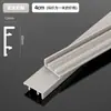 Con base de aleación de aluminio zócalo muy estrecho ultrafino a presión aluminio al por mayor minimalista metal cepillado línea de pie