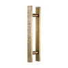 Manija de Puerta Estilo Chino Manija de Puerta de Vidrio Grabado Acero Inoxidable Engrosado Puerta de Madera Manija Xiangyun Tubo Cuadrado Tirador Grande