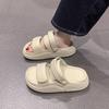 Pantuflas de Sentir Suela de Plataforma para Hombre y Mujer Zapatos de Moda de Verano Moda Deportes al Aire Libre Hogar Sandalias Dos Usos Sandalias de Playa