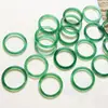 Anel Fino de Calcedônia Branca Tipo Gelo Natural para Homens e Mulheres, Anéis de Casal de Ágata Jade, Anéis de Casal de 3mm, Anéis de Dedo do Pé, Atacado