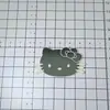 Parche Lindo Femenino Corazón Negro Rosa Kt Gato Dulce Estilo Genial Dibujos Animados Niños Niñas Acrílico Hecho a Mano Accesorios Accesorios Al por Mayor