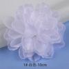 4-10cm fábrica em estoque camélia borda queimada flor chapelaria tecido flor feita à mão acessórios flor de tecido acessórios DIY broche