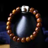Design Original Pulseira de Contas Cilíndricas Rachadas de Osso de Iaque do Tibete Wenwan Huayatianzhu Pulseira de Estilo Étnico Atacado