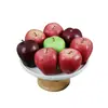 Modelo de Fruta Serpiente Simulación Pesos Manzana Falsa Manzana Verde Boceto de Fruta Accesorios de Fotografía Adornos para Escaparates Decoraciones