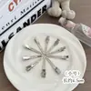 Pasador de pelo sin costuras para mujer, pinza para flequillo voluminizador de raíz, pinza de pico de pato para la frente, pinza de posicionamiento, accesorio para el pelo, pasador de pelo plateado