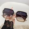 Nuevas Gafas de Sol de Alta Gama con Estilo, Famosas en Internet, para Mujer, Modernas, de Montura Grande, Filtro Solar Anti-ultravioleta, Adelgazantes, Espejo Retrovisor para Disparos Callejeros