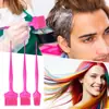 Peine Grande para Teñir de Salón de Peluquería Exclusivo Transfronterizo Personalizado Cepillo para Teñir de Cola Puntiaguda Cepillo de Seda para el Cabello Súper Suave Cepillo para Teñir Perlado Juego de Tres Piezas