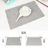 Mantel individual de cuero sintético de PVC, Mantel de mesa impermeable y a prueba de aceite, Mantel individual termoaislante de estilo occidental para hotel, Mantel de mesa de comedor antideslizante estilo nórdico