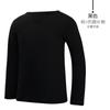 Ropa de Baile para Niños Verano Manga Corta Ropa de Práctica para Niños Ropa de Baile Latino para Niños Traje de Baile Chino Top Negro