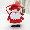 Bolsa de Fieltro Navideña Estilo Tiktok Transfronteriza, Bolso de Mano de Fieltro Creativo para Regalo de Nochebuena para Niños
