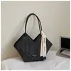 Shuai Mijia 2026 Verão Nova Bolsa Tote Elegante de Grande Capacidade para Trabalho e Estudo para Mulheres e Estudantes, Bolsa de Ombro Casual