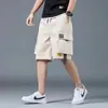 Shorts Cargo Sueltos de Verano para Hombre con Múltiples Bolsillos, Shorts Deportivos Funcionales de Longitud Media, Shorts Casuales de Marca Ins de Moda