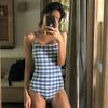 Traje de Baño Nuevo 2020 Femenino Cubre Vientre Adelgazante Triángulo Una Pieza Traje de Baño para Aguas Termales Fábrica de Origen Venta al por Mayor