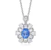 Collar de Plata de Ley S925 Personalización, Pedido Mínimo en Lotes Pequeños, Joyería Personalizada Basada en Tu Diseño, Joyería de Moda con Incrustaciones de Piedras Preciosas, Procesamiento OEM