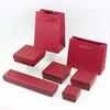 Caja de joyería de red verde oscuro, embalaje de joyería, caja de regalo, caja de anillo, caja de collar, caja de pulsera, caja de joyería al por mayor
