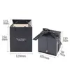 Caja de Regalo Negra, Caja de Joyería de Acrílico, Caja de Regalo para Labiales, Caja de Regalo de Flor de Rosa de Doble Apertura, Caja para Colgante